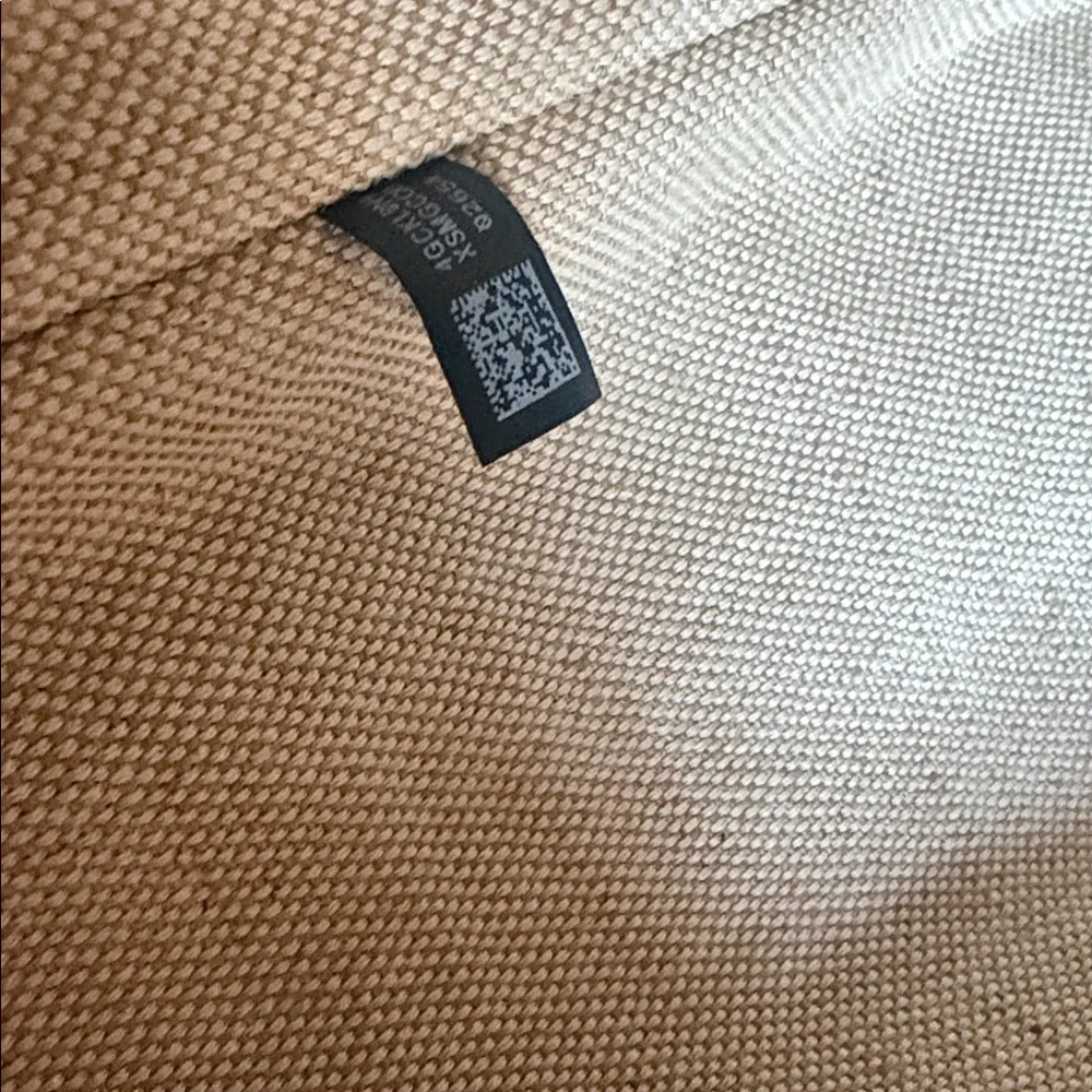 Michael Kors Cream Signature Tote with Pink & White Stripe